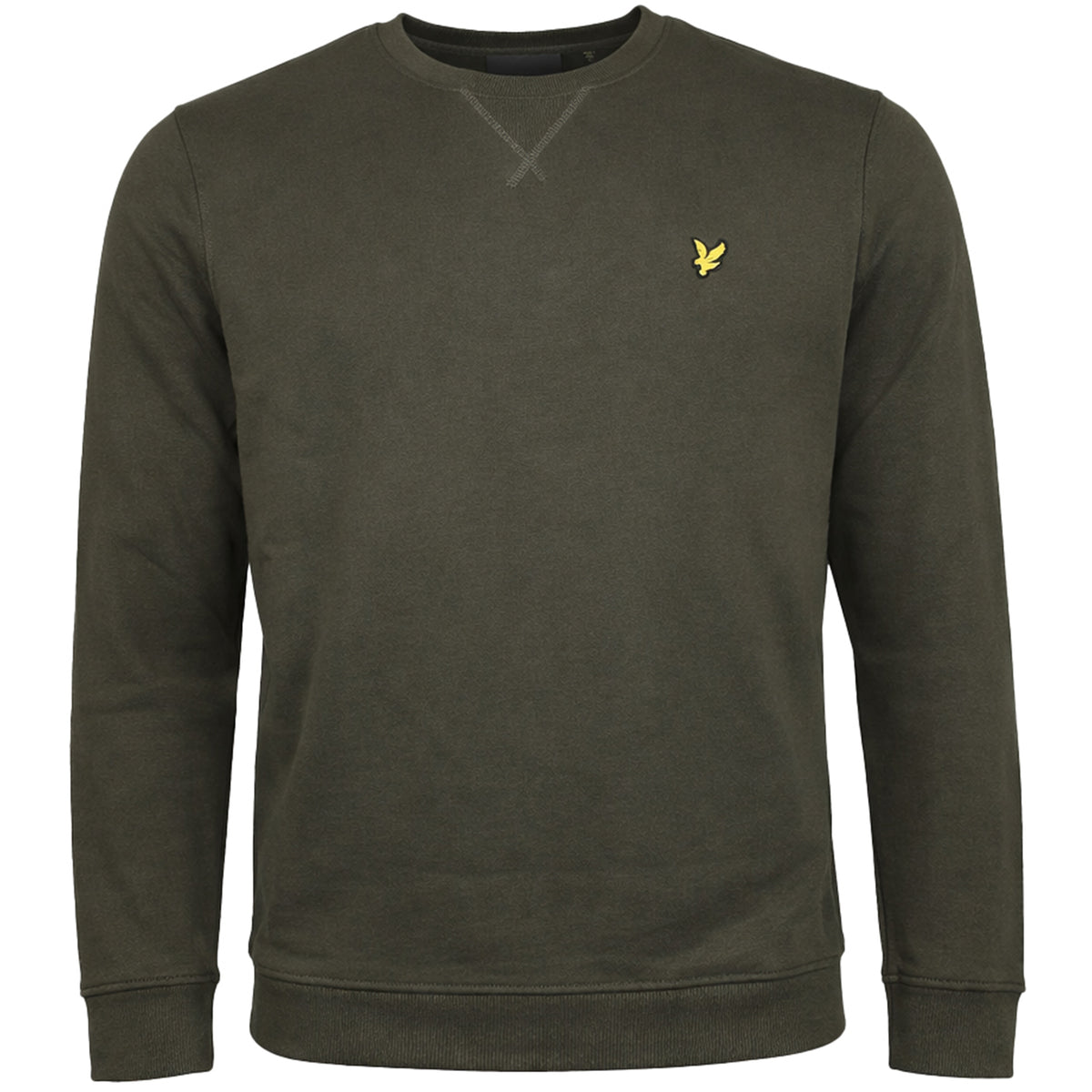 Lyle & Scott Crew Mens Olive Sweater