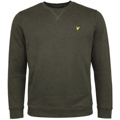 Lyle & Scott Crew Mens Olive Sweater