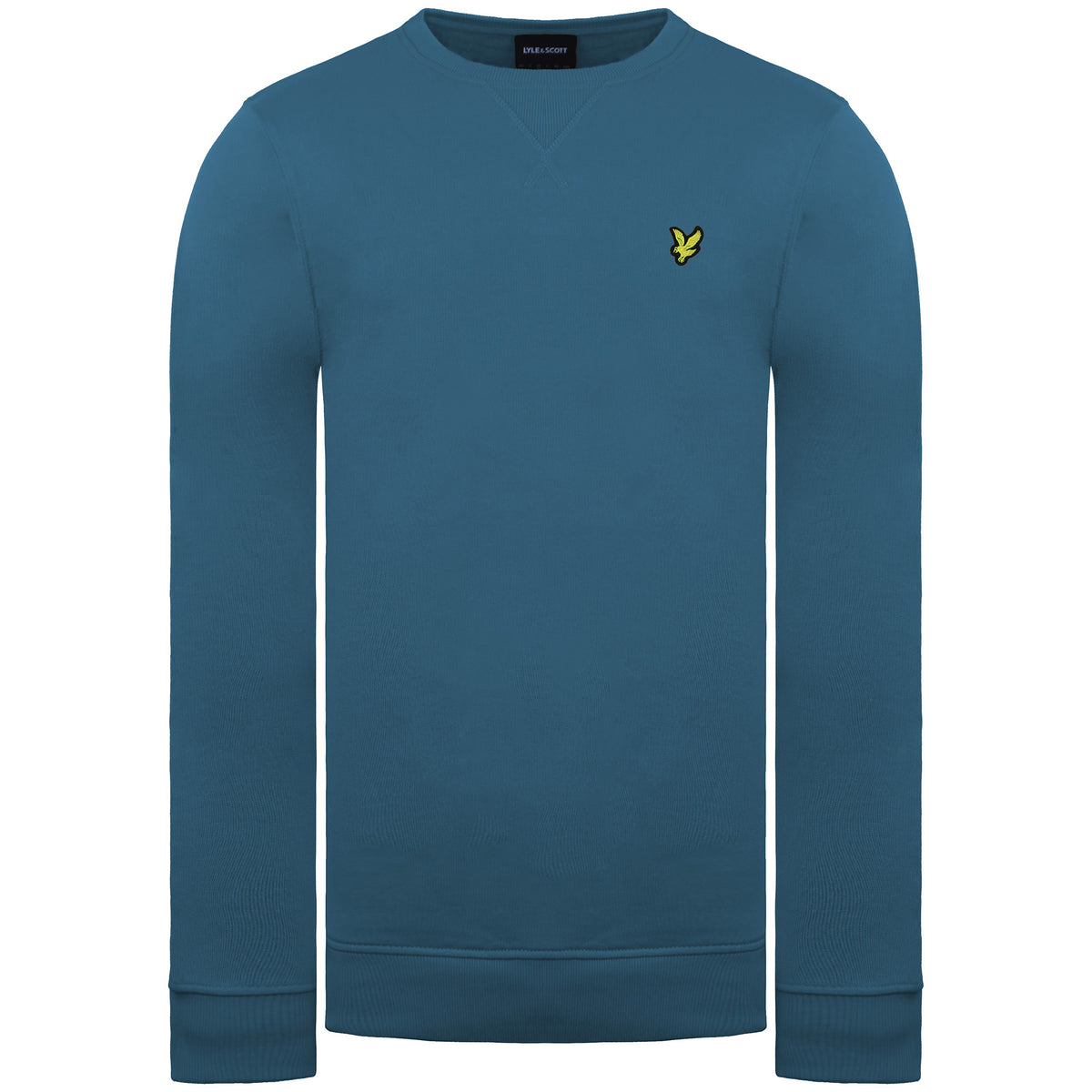 Lyle & Scott Logo Mens Blue Sweater