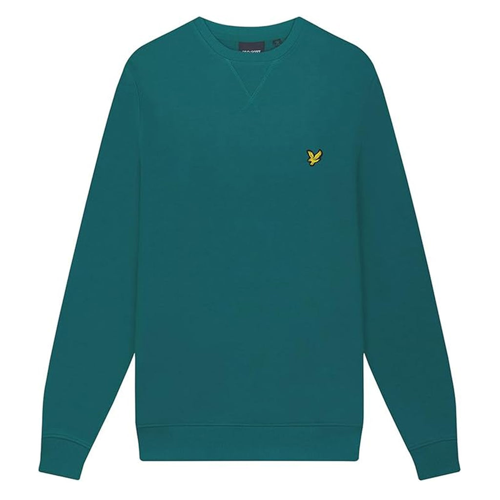 Lyle & Scott Logo Mens Teal Sweater