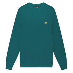 Lyle & Scott Logo Mens Teal Sweater