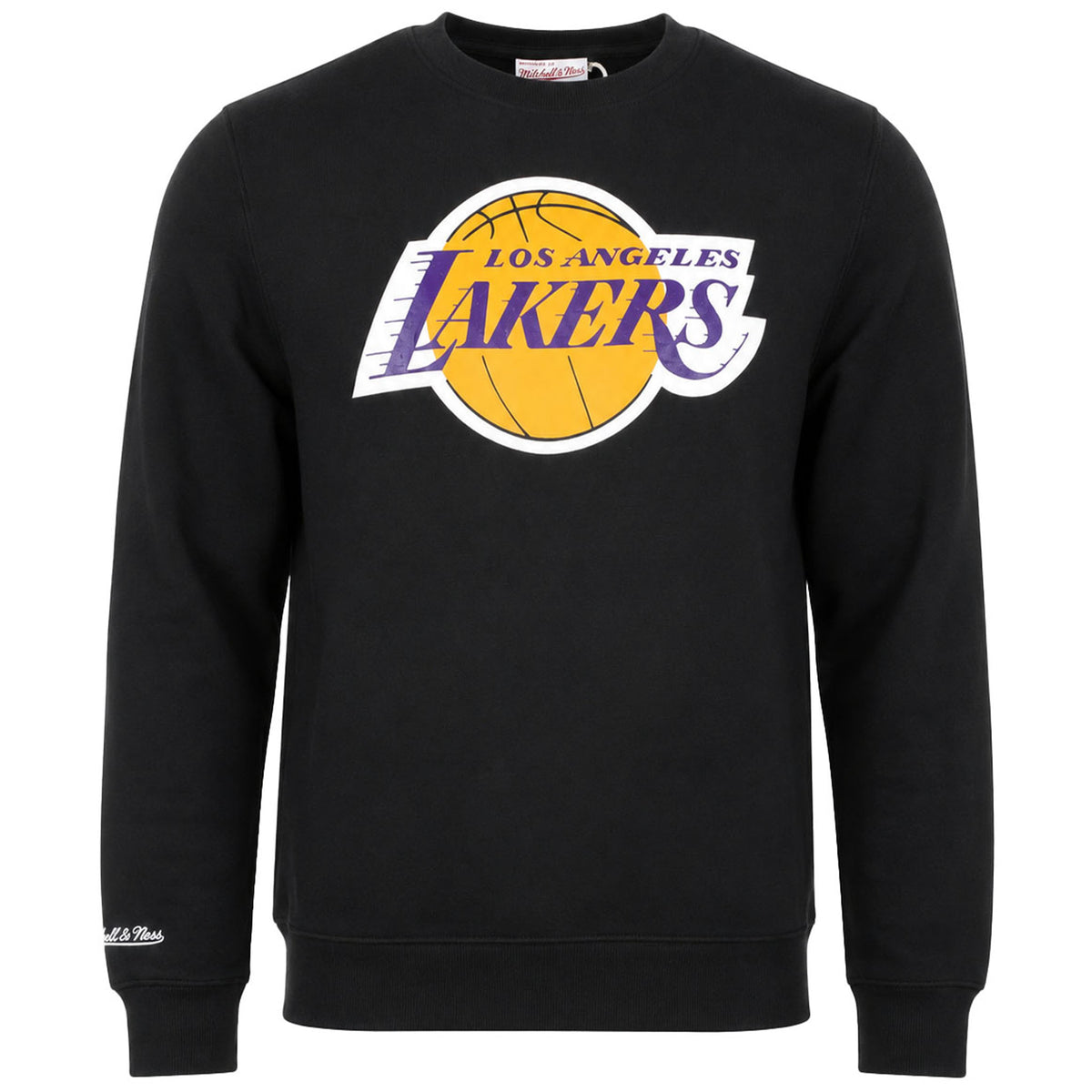 Mitchell & Ness NBA Los Angeles Lakers Team Logo Mens Black Sweater
