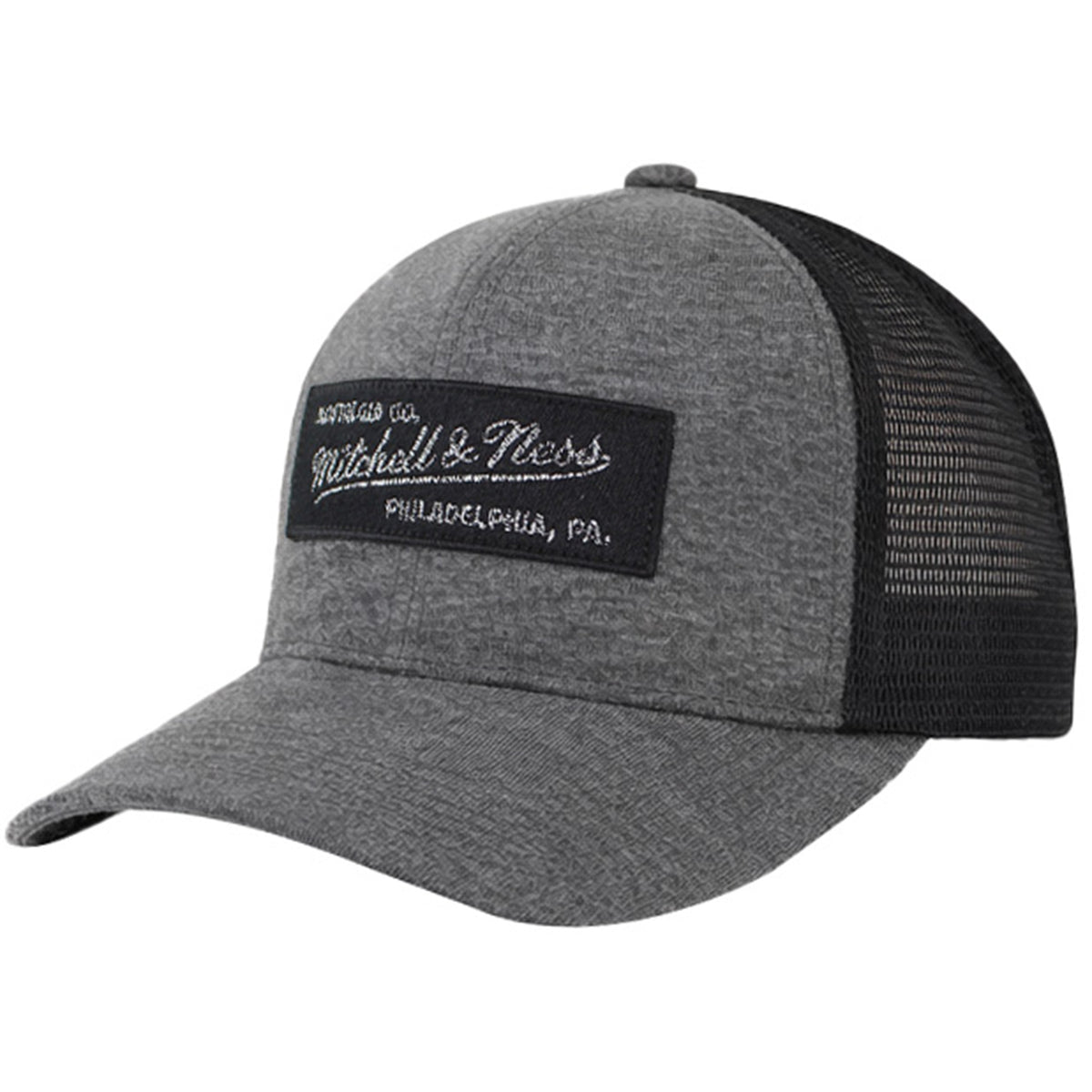 Mitchell & Ness Melange Patch Grey/Black Cap