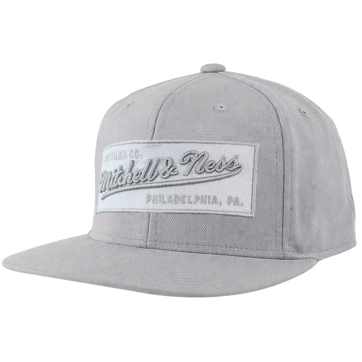 Mitchell & Ness Box Logo Grey Cap