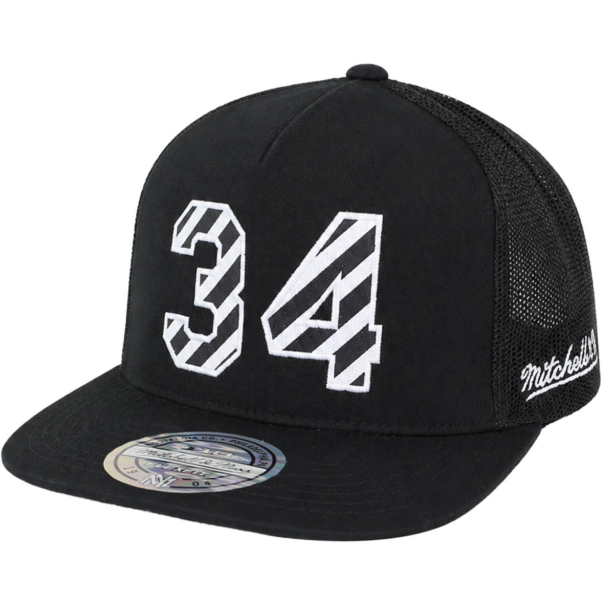 Mitchell & Ness NBA Houston Rockets #34 Olajuwon Black Cap