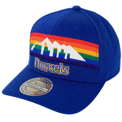Mitchell & Ness NBA Denver Nuggets Jersey Logo Blue Cap