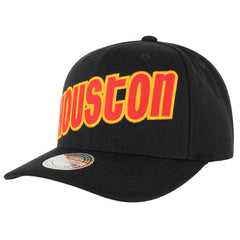 Mitchell & Ness NBA Houston Rockets Jersey Logo Black Cap