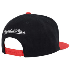 Mitchell & Ness NBA Miami Heat XL Logo 2 Tone Black/Red Cap