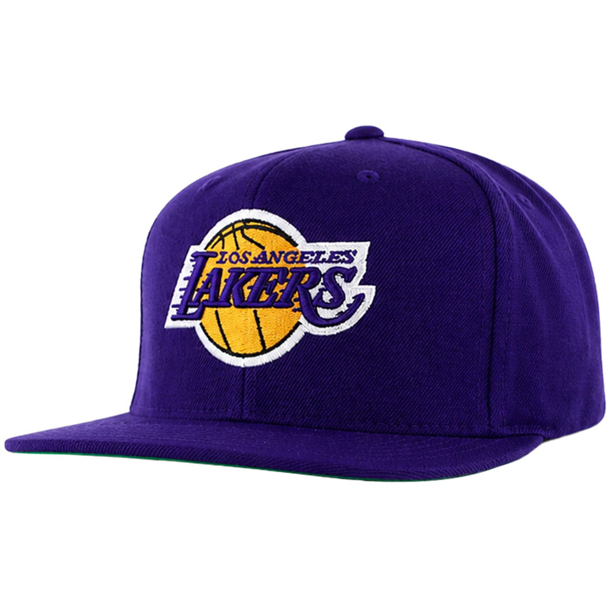 Mitchell & Ness NBA Los Angeles Lakers Wool Solid 2 Purple Cap