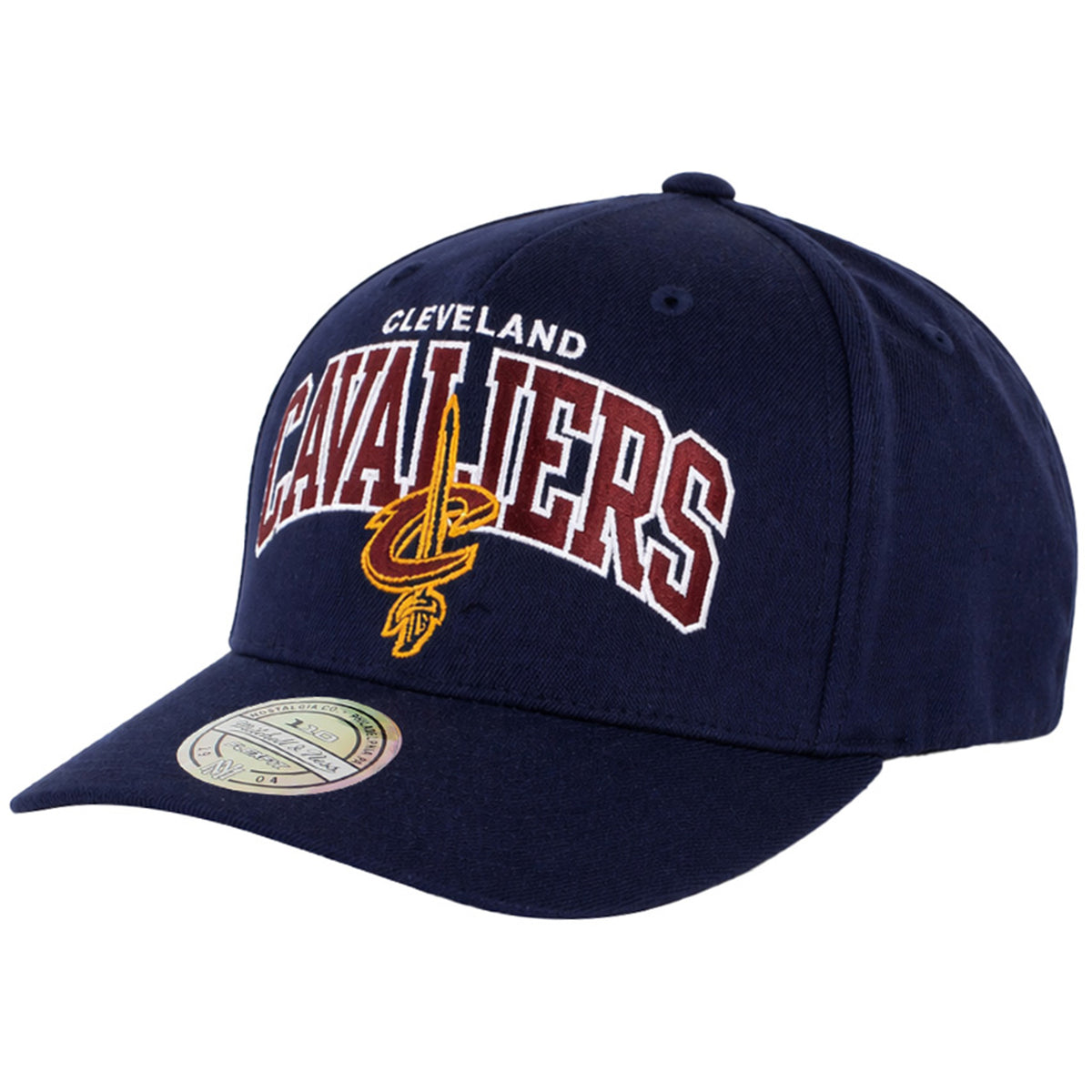 Mitchell & Ness NBA Cleveland Cavaliers Team Arch Pinch Panel Navy Cap