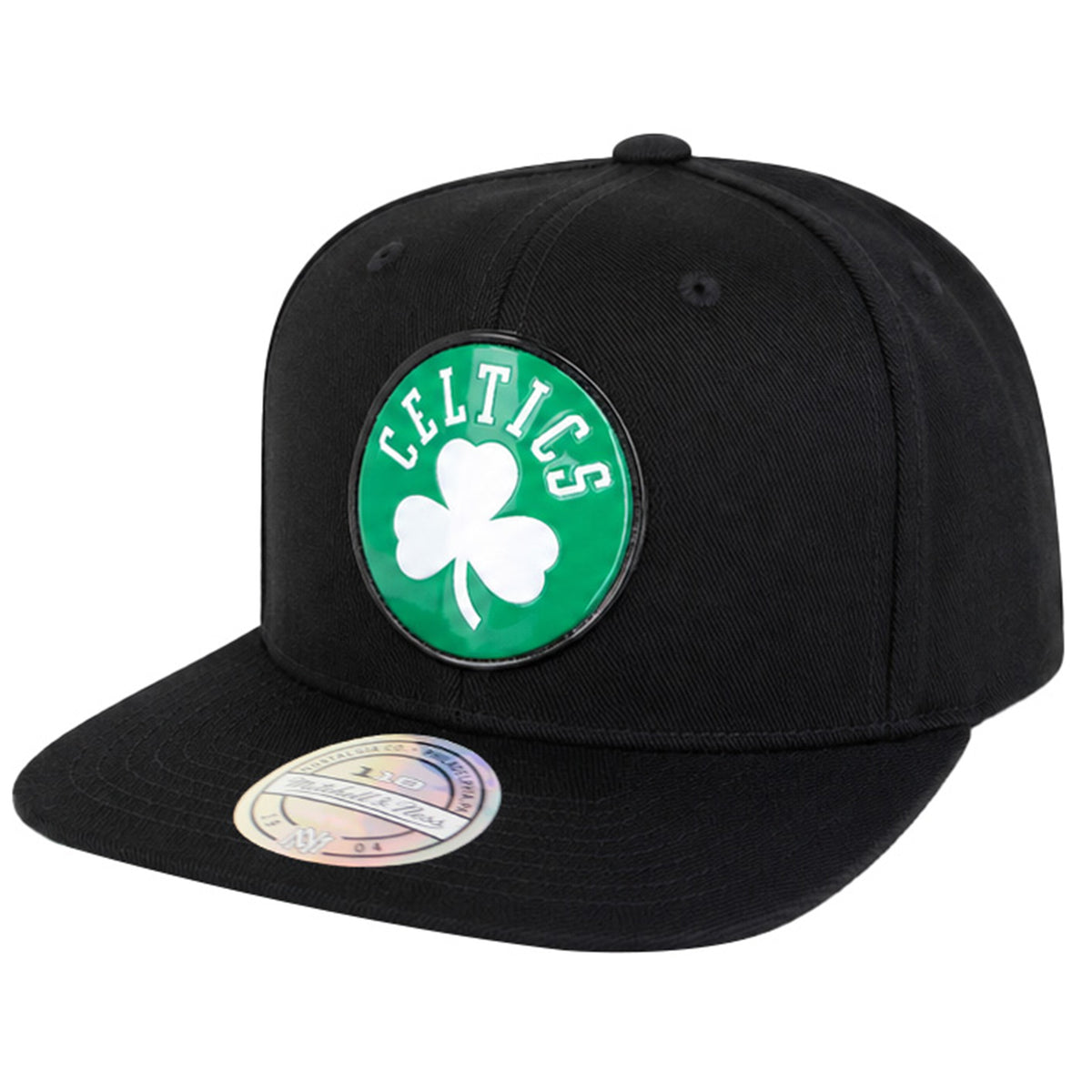 Mitchell & Ness NBA Boston Celtics Chrome Logo Black Cap