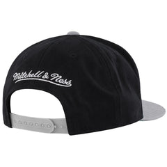 Mitchell & Ness NBA San Antonio Spurs XL Logo 2-Tone Black/Grey Cap