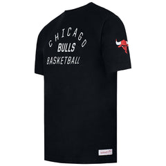 Mitchell & Ness Chicago Bulls Black Mens T-Shirt