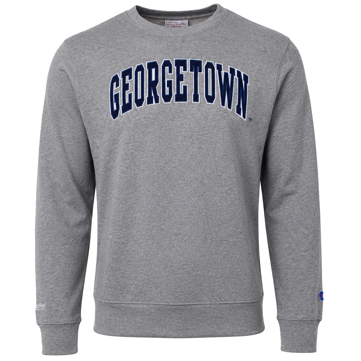 Mitchell & Ness NCAA Georgetown Arch Mens Grey Sweater