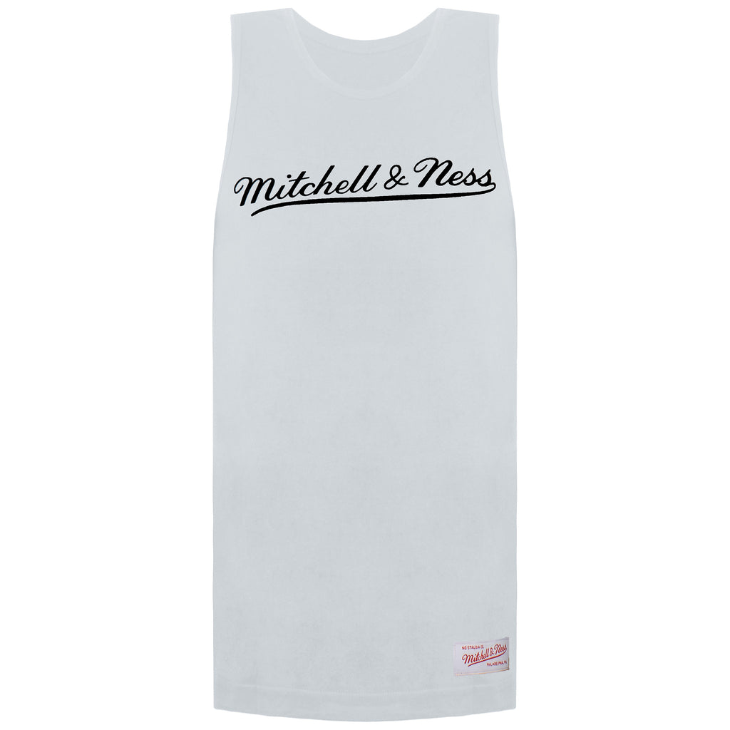 Mitchell & Ness Graphic Logo Mens White Vest