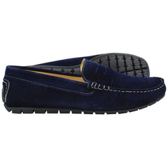 John White Monte Mens Navy Shoes