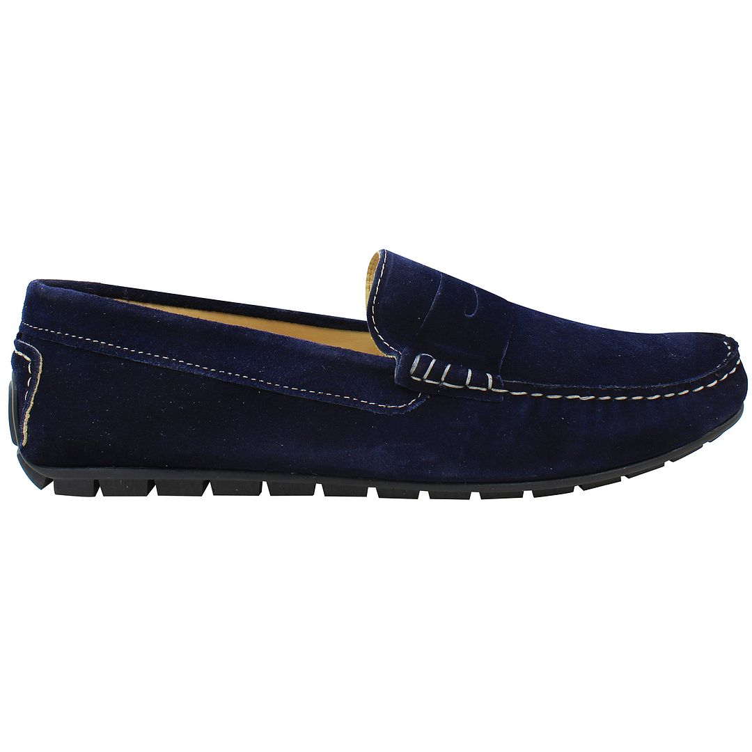 John White Monte Mens Navy Shoes