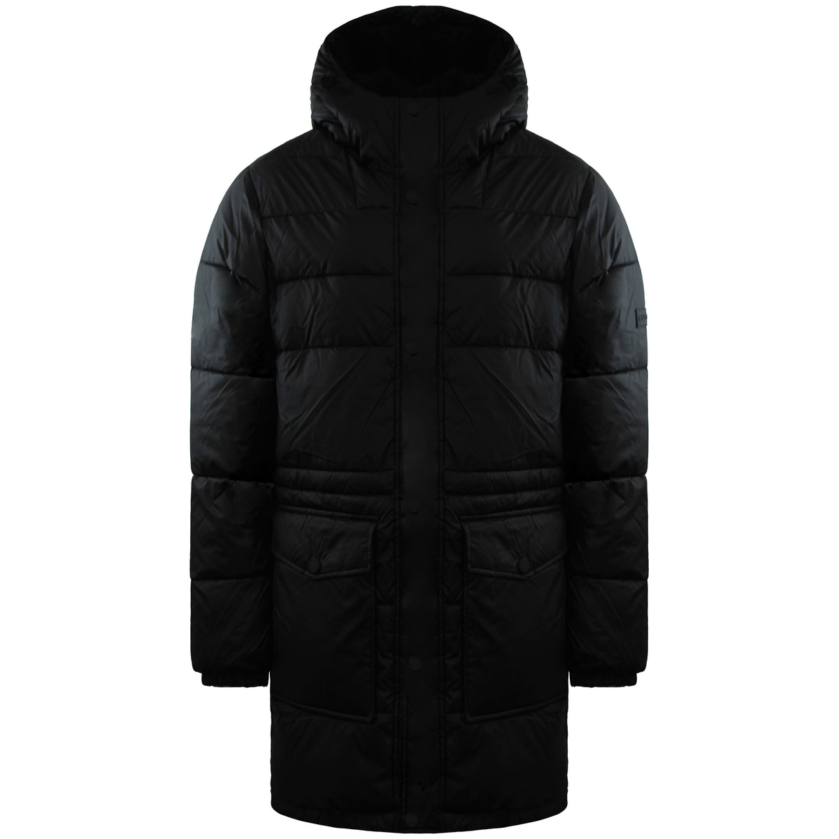 Hunter Interpid Mens Black Long Puffer Jacket