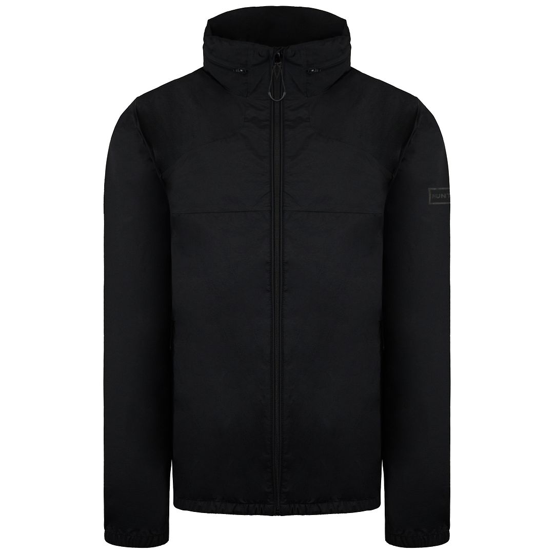 Hunter Travel Recycled Nylon Mens Black Shell Jacket