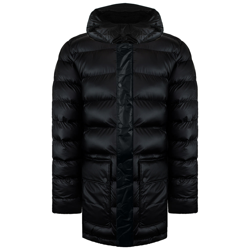 Hunter Rubberised Mens Black Puffer Coat