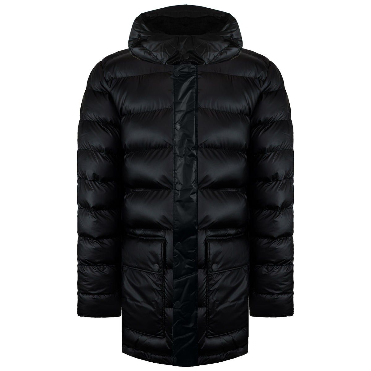 Hunter Rubberised Mens Black Puffer Coat