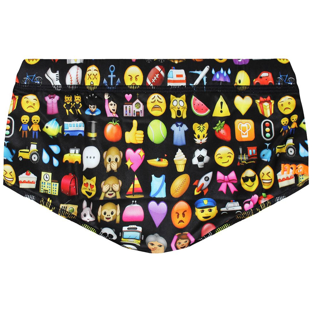 Maru Icon Pacer Emoji Mens Multicoloured Jammer