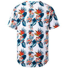 Mitchell & Ness NBA New York Knicks Floral Mesh Mens White Shirt