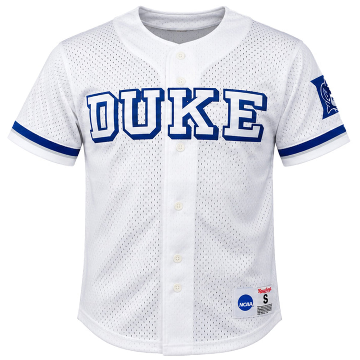 Mitchell & Ness NCAA Duke Blue Devils Mens White Jersey