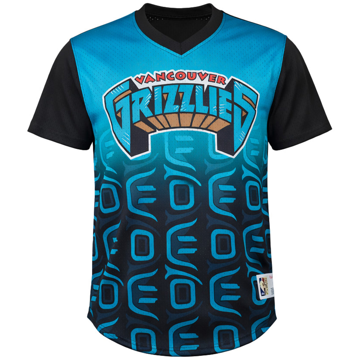Mitchell & Ness NBA Vancouver Grizzlies Winning Shot Mesh Mens Blue T-Shirt