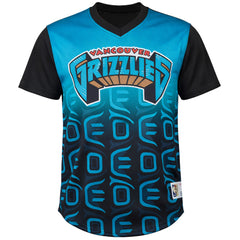 Mitchell & Ness NBA Vancouver Grizzlies Winning Shot Mesh Mens Blue T-Shirt