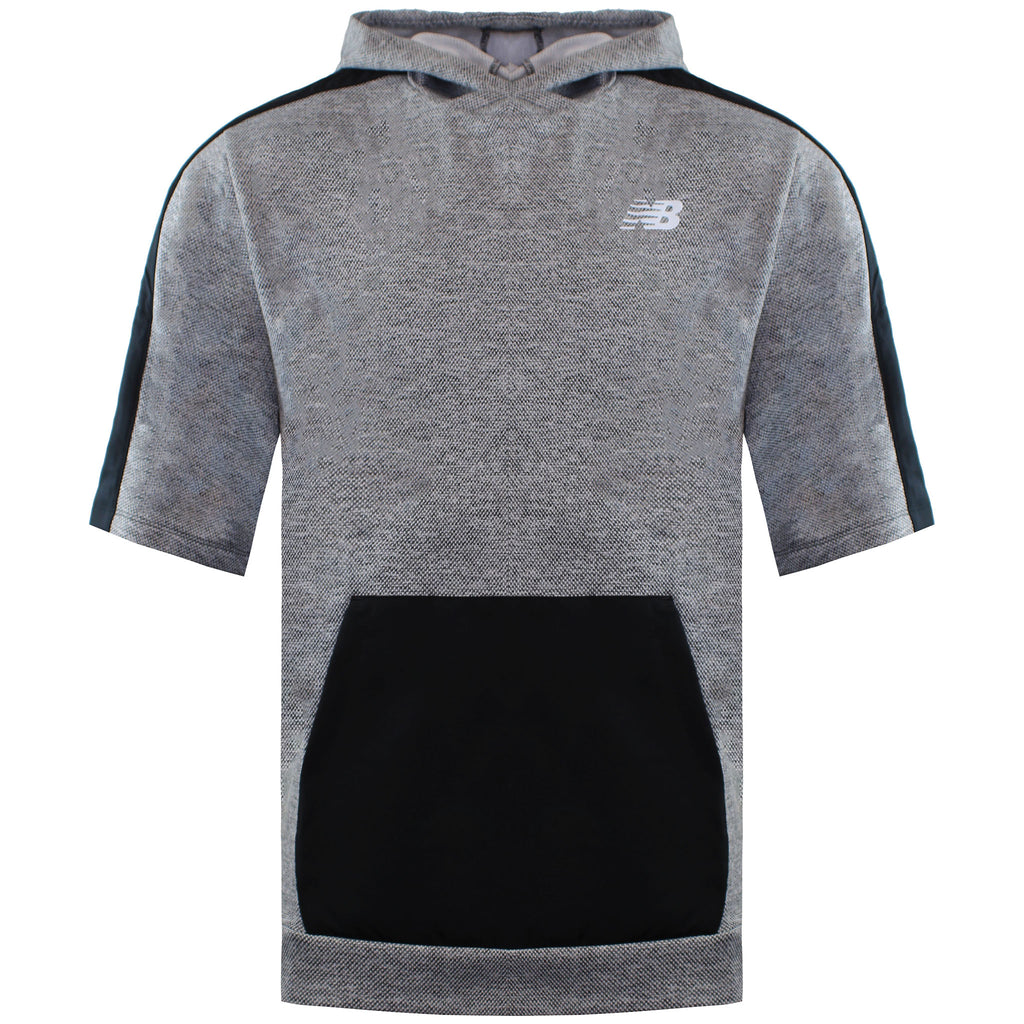 New Balance Tenacity Mens Grey Hooded Top