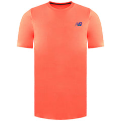 New Balance Q Speed Jacquard Mens Orange T-Shirt