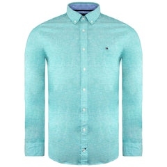 Tommy Hilfiger Mens Blue Oxford Shirt