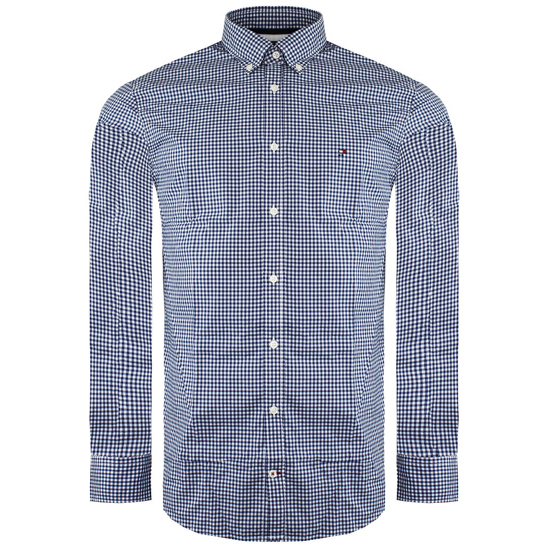Tommy Hilfiger Mens Blue/White Oxford Shirt