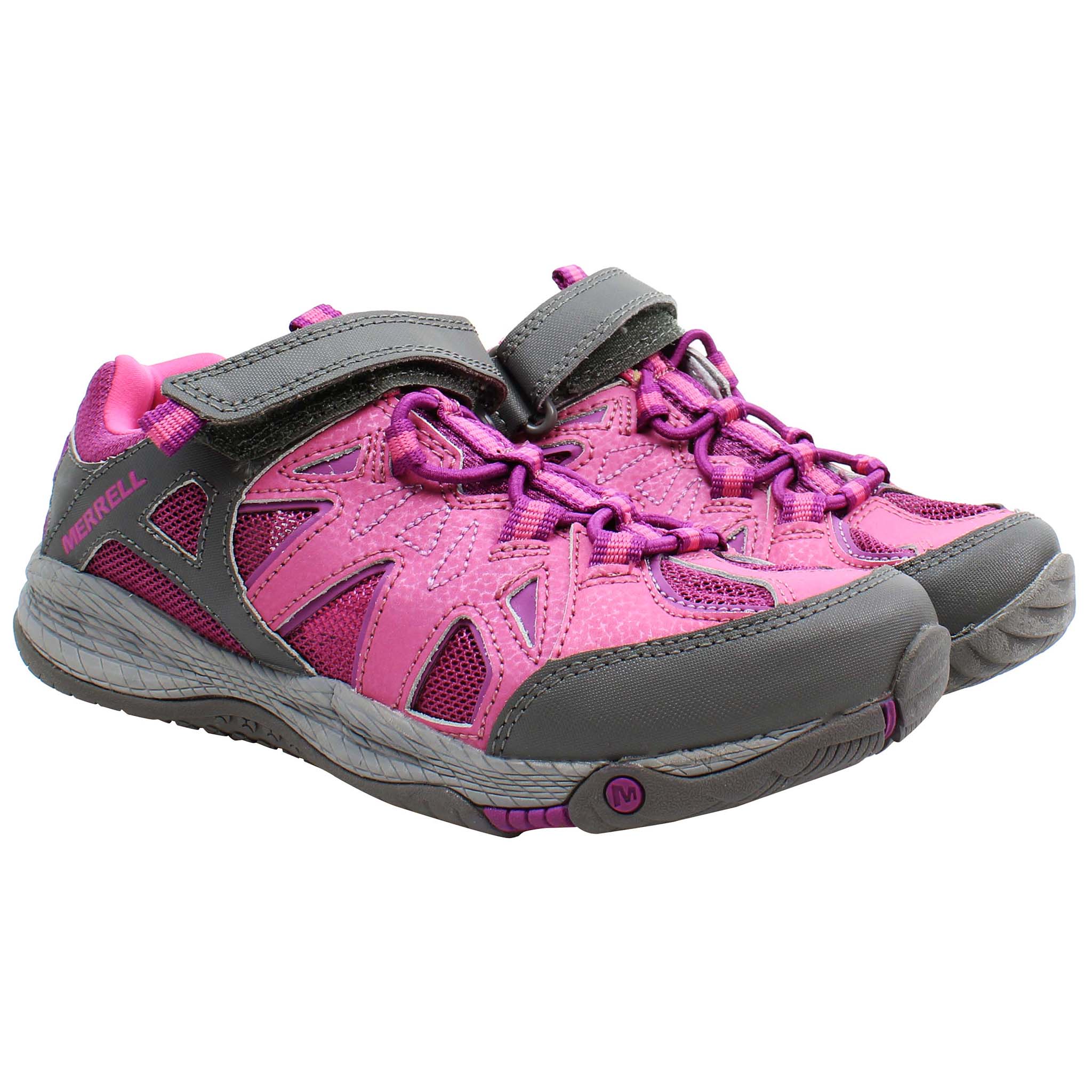 Merrell Allout Blaze Aerosport Kids Pink/Grey Shoes – Sport It First