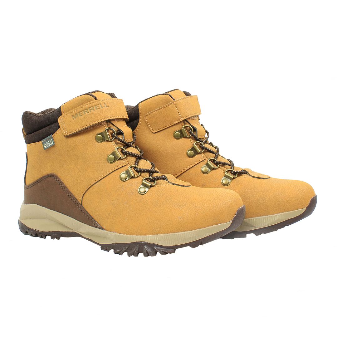 Merrell ML-B Alpine Waterproof Kids Wheat Boots NO BOX