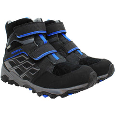 Merrell Moab Polar Waterproof Kids Black Boots