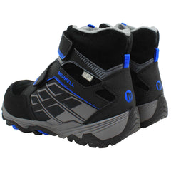 Merrell Moab Polar Waterproof Kids Black Boots