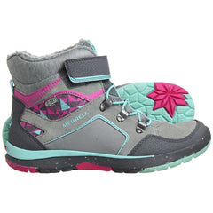 Merrell ML-G Moab Polar Waterproof Kids Grey Boots