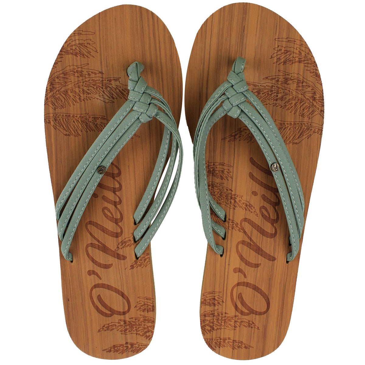 O'Neill Ditsy Womens Green Flip-Flops
