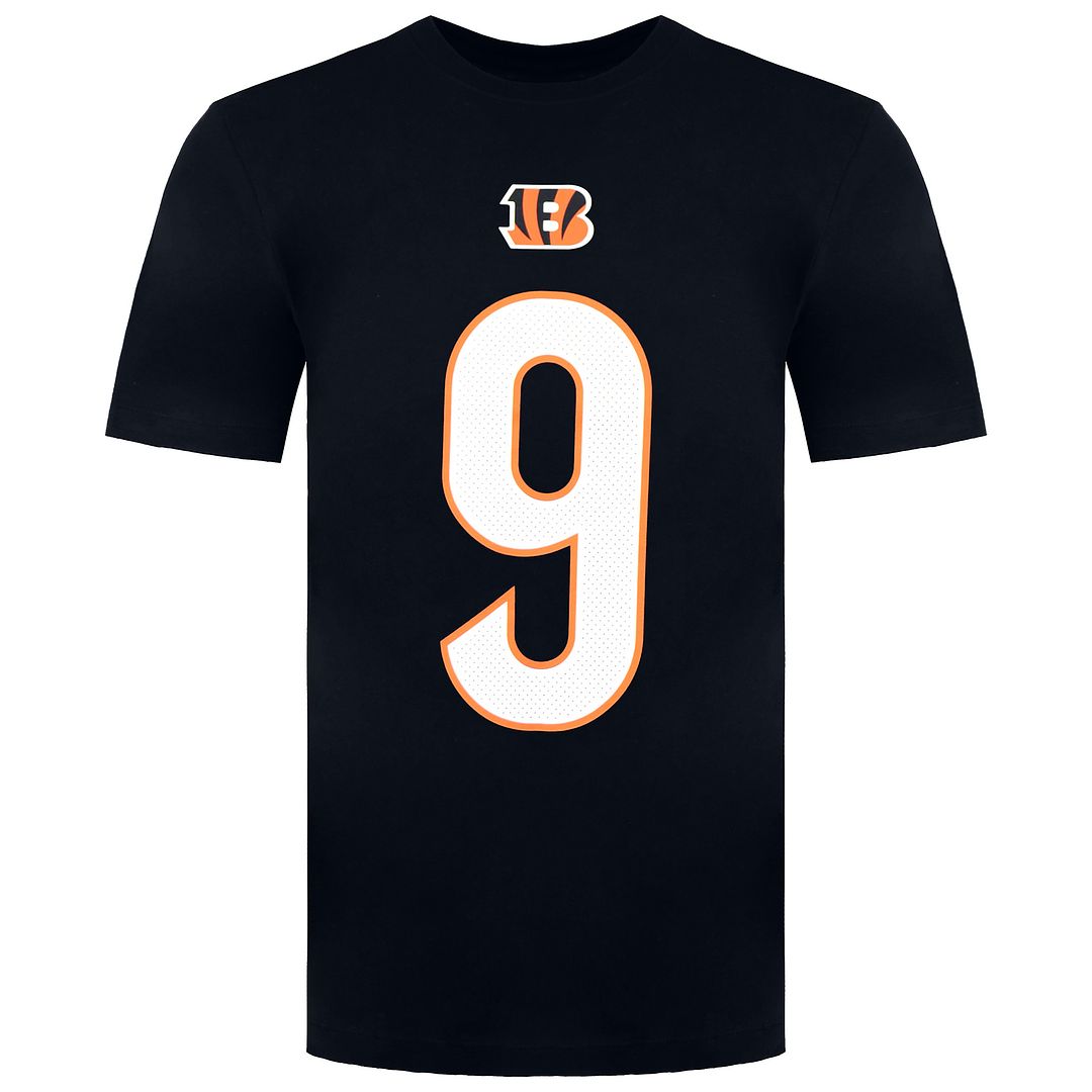 Nike NFL Cincinnati Bengals 9 Joe Burrow Mens T-Shirt