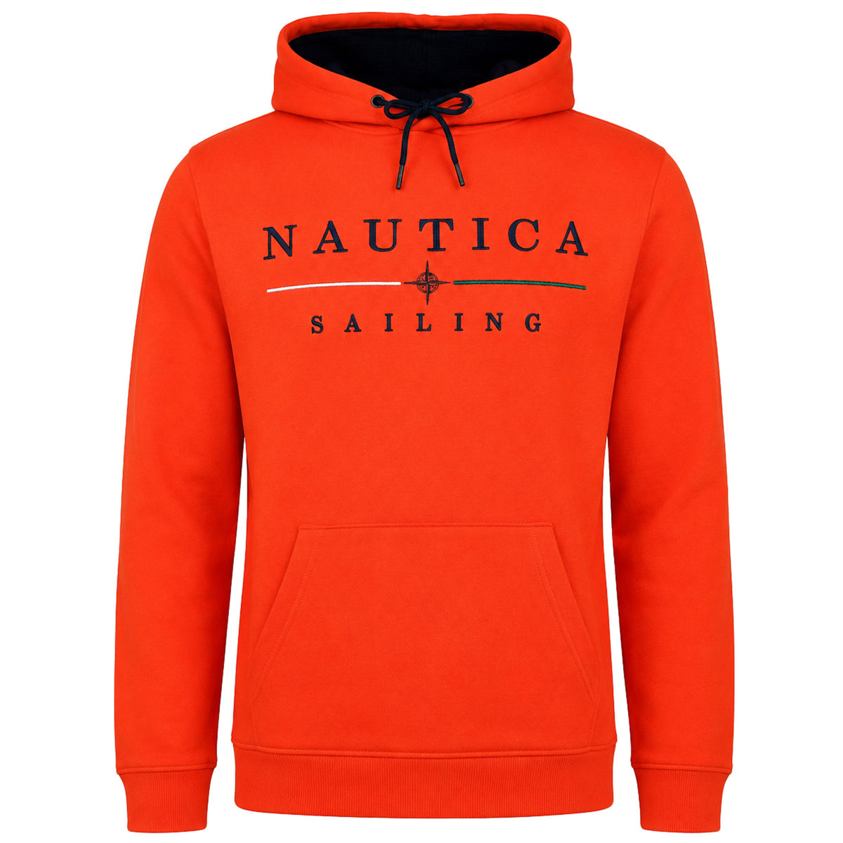 Nautica Malbo Oh Mens Dark Orange Hoodie