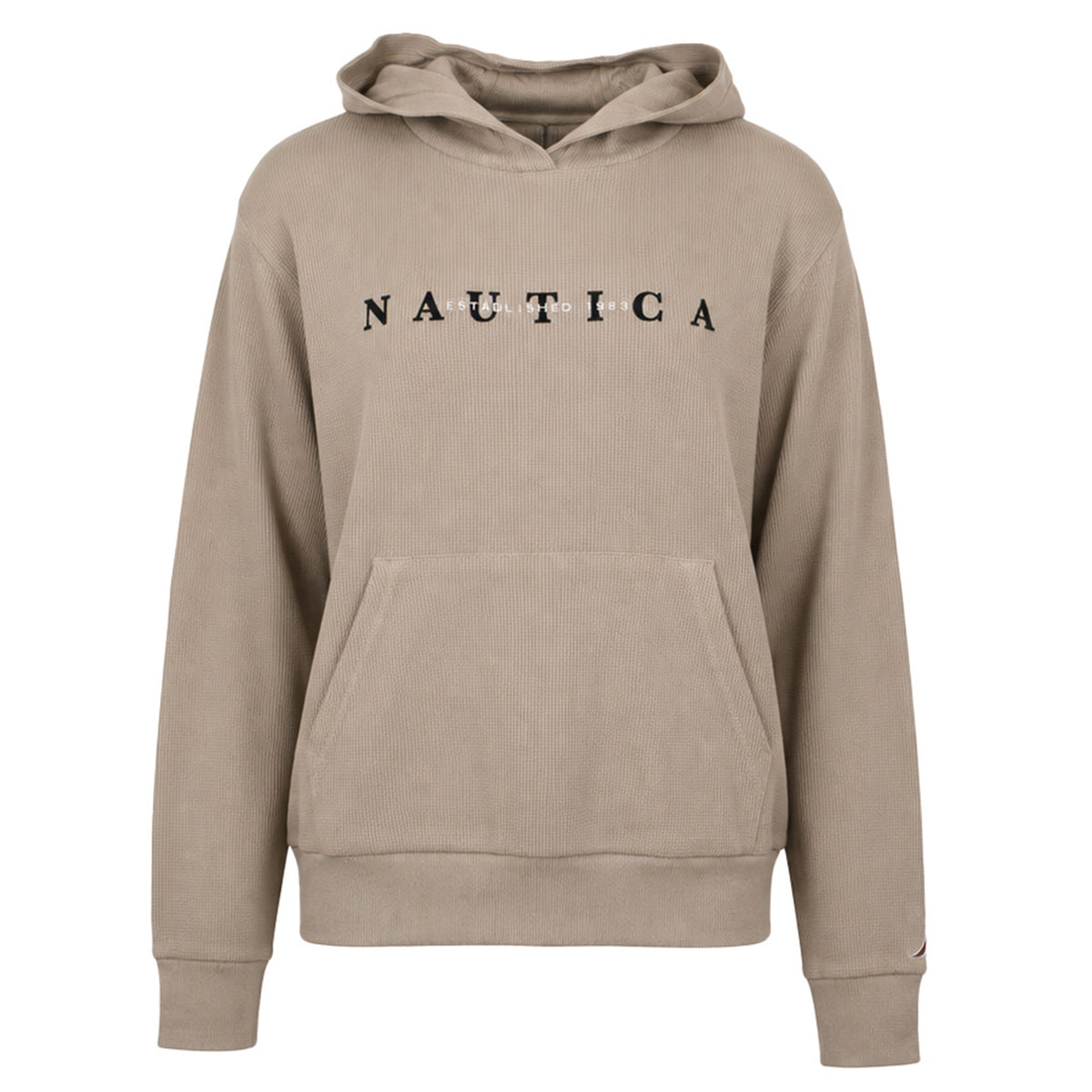 Nautica Luna Womens Taupe Hoodie