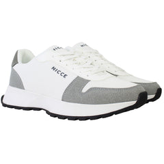 Nicce Bazino Mens White Trainers