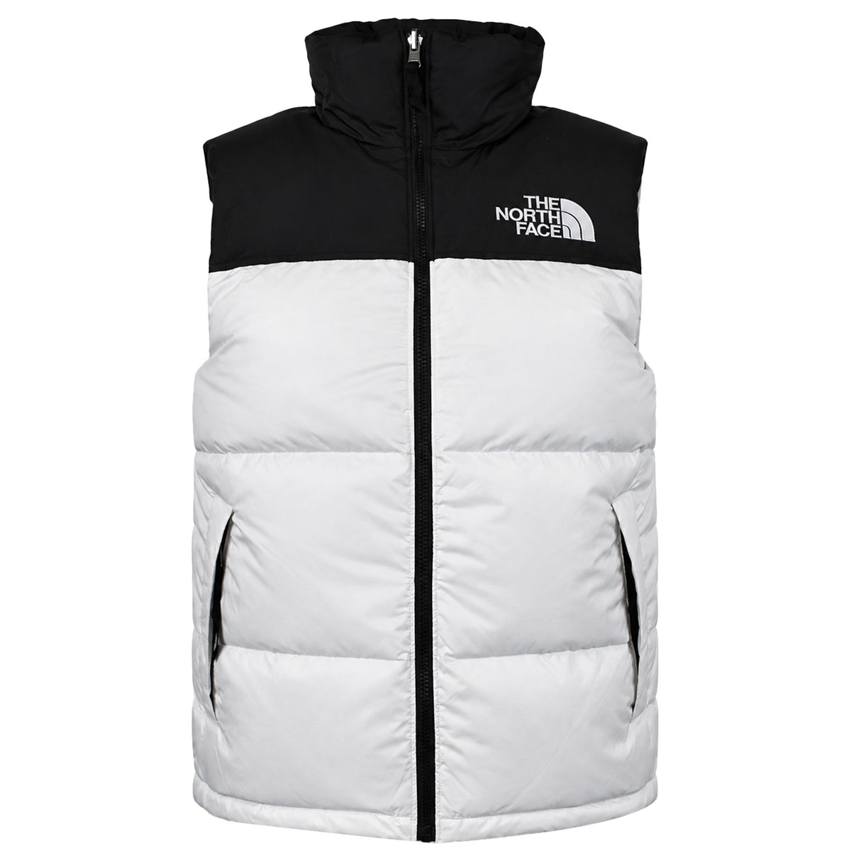 The North Face 96 Retro Nuptse Mens White/Black Gilet
