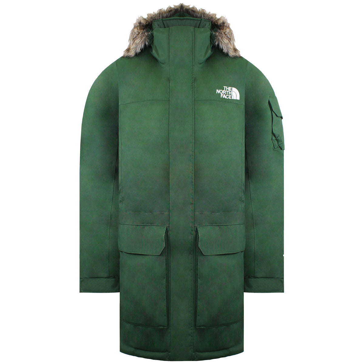 The North Face McMurdo Mens Green Parka Jacket