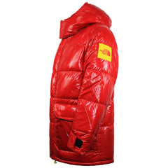 The North Face BRNLB Mens Red Down Parka Jacket