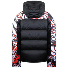 The North Face Printed Himalayan Mens Black Down Jacket