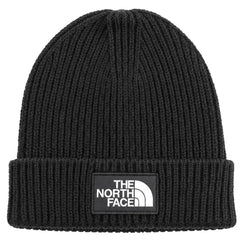 The North Face Box Logo Cuffed Black Beanie