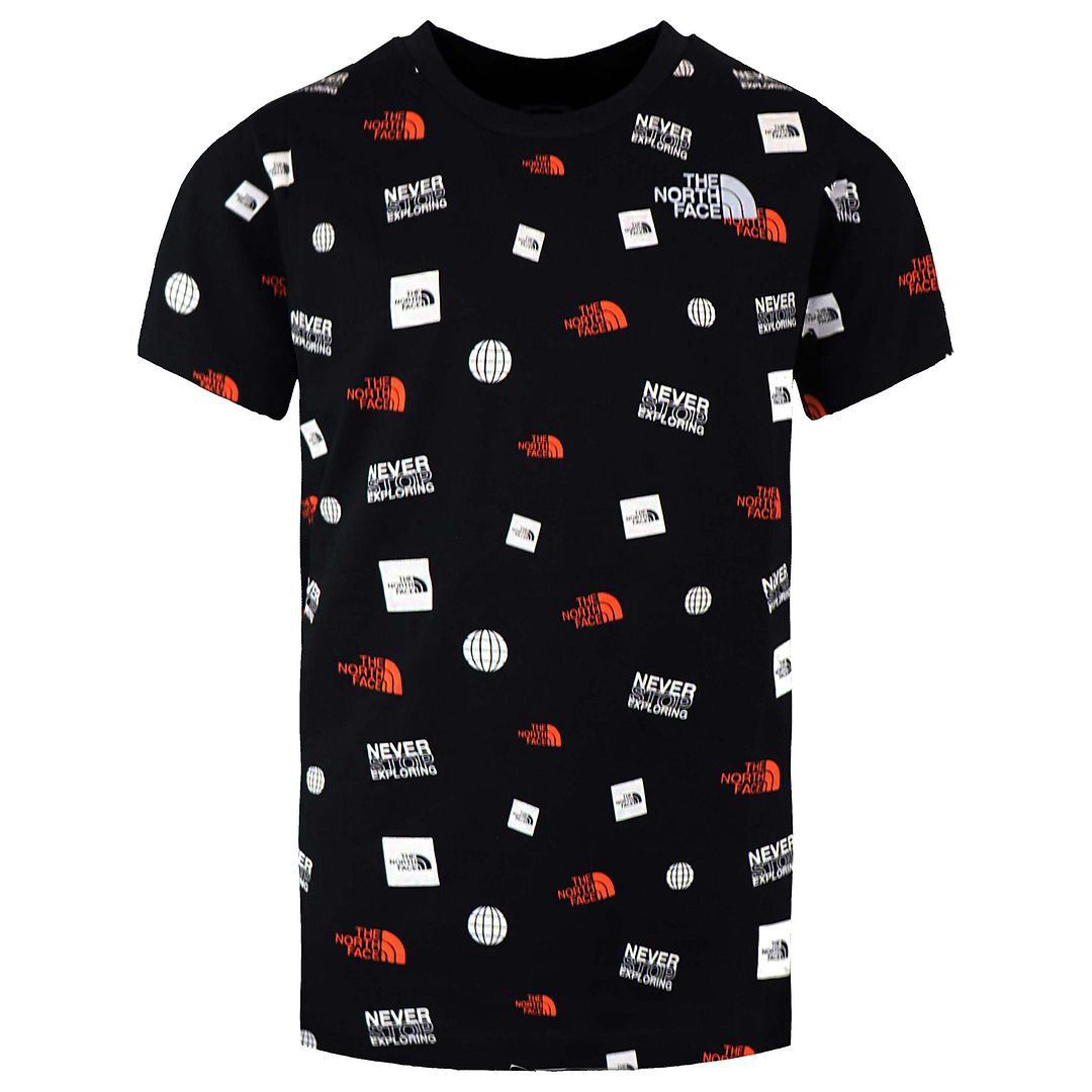 The North Face Simple Dome Kids Black T-Shirt